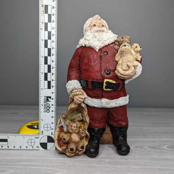 Vintage United Design Legends of Santa Clause Kris Kringle with Puppies Figure - Picture 12 of 13